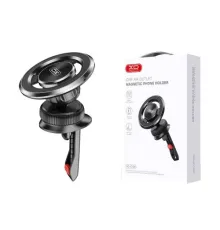 Автотримач XO C130 Magnetic suction air outlet Чорний Дефект пакування mag-2000001545140144886