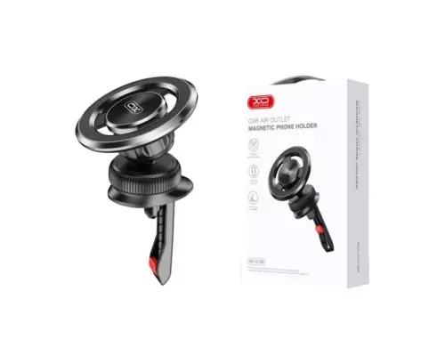 Автотримач XO C130 Magnetic suction air outlet Чорний Дефект пакування mag-2000001545140144886