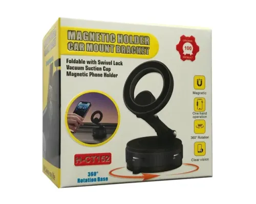 Автотримач MAGNETIC MAGSAFE CT152 Black mag-2000001645819147655