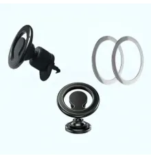 Автотримач MagSafe 2in1 (на торпедо/дефлектор) Black дефект пакування mag-2000001503874143731