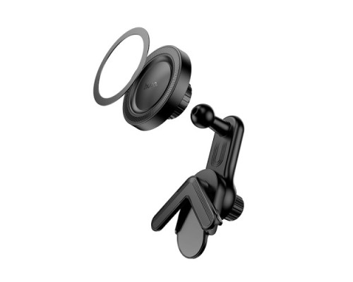 Автотримач Hoco H57 Show ring magnetic car holder(display) Чорний mag-6942007637572138135