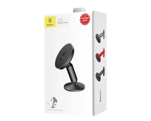 Автотримач Baseus Bullet series magnetic bracket Black SUYZD-01 mag-6953156273085145780