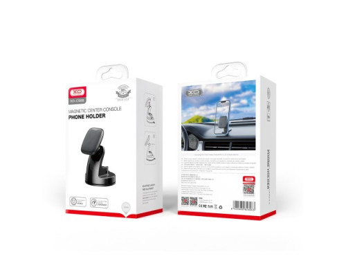Автотримач XO C98B Magnetic mobile phone holder in car center console Чорний mag-692068082713819777