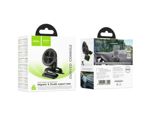 Автотримач Hoco H97 Eminent Ring Magnetic Car holder Чорний mag-6942007673020153953