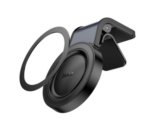 Автотримач Hoco H59 Show ring magnetic car holder(L air outlet) Чорний mag-6942007637596138136