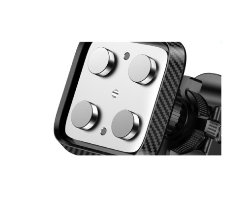 Автотримач XO C123 Air outlet square magnetic bracket Чорний mag-6920680835720141105