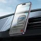 Автотримач Hoco H72 Crown magnetic car holder(air outlet) black metal grey mag-6942007646871145283
