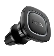 Автотримач Hoco H72 Crown magnetic car holder(air outlet) black metal grey mag-6942007646871145283