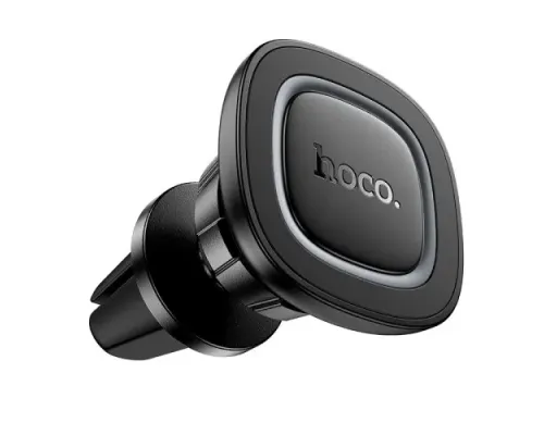 Автотримач Hoco H72 Crown magnetic car holder(air outlet) black metal grey mag-6942007646871145283