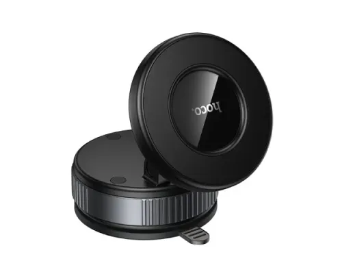 Автотримач Hoco H86 Dragon manual suction cup magnetic holder(universal) black metal gray mag-6942007658560145303