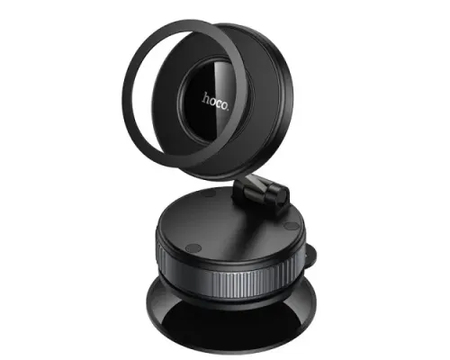 Автотримач Hoco H86 Dragon manual suction cup magnetic holder(universal) black metal gray mag-6942007658560145303