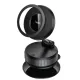 Автотримач Hoco H86 Dragon manual suction cup magnetic holder(universal) black metal gray mag-6942007658560145303