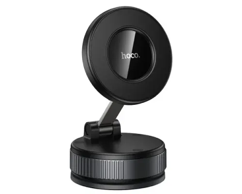 Автотримач Hoco H86 Dragon manual suction cup magnetic holder(universal) black metal gray mag-6942007658560145303