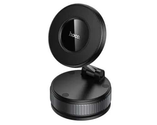 Автотримач Hoco H86 Dragon manual suction cup magnetic holder(universal) black metal gray mag-6942007658560145303