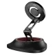 Автотримач Hoco H90 Tower folding ring magnetic car holder(dashboard) black and red mag-6942007662635146172