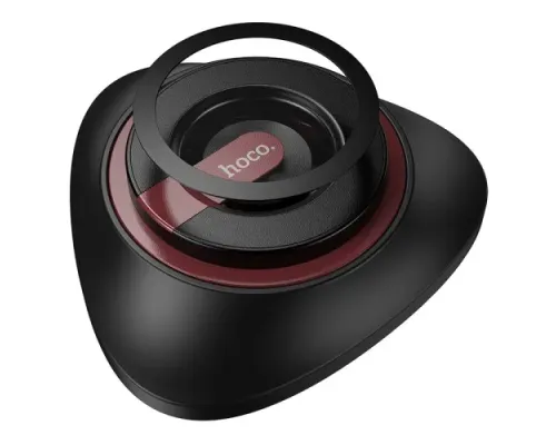 Автотримач Hoco H90 Tower folding ring magnetic car holder(dashboard) black and red mag-6942007662635146172