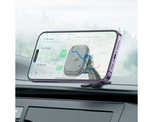 Автотримач Hoco H30 Brilliant magnetic car holder(center console) Чорний mag-6942007611473132448