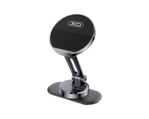 Автотримач XO C150 Magnetic 360° rotating holder with metal base Чорний mag-692068085916057277