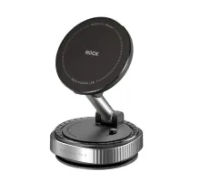 Автотримач ROCK QS6 Vacuum Suction Cup Magnetic Phone Holder Black mag-2000001648148152247