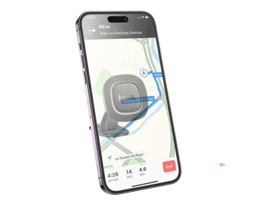 Автотримач Hoco H73 Crown magnetic car holder(center console) black metal grey mag-6942007646888145284