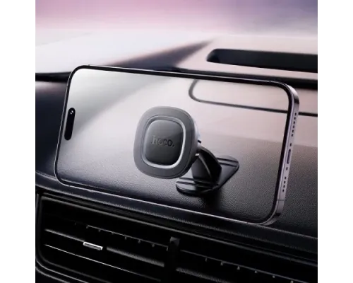 Автотримач Hoco H73 Crown magnetic car holder(center console) black metal grey mag-6942007646888145284