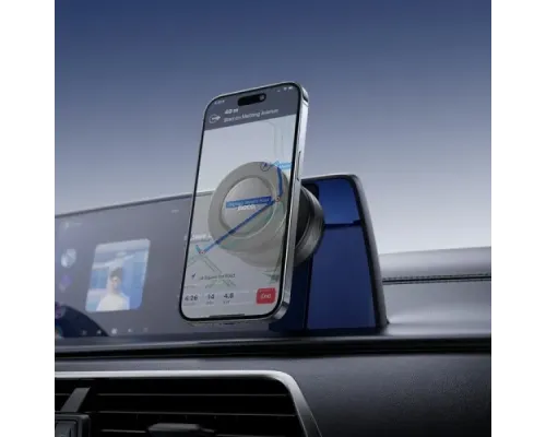 Автотримач Hoco H87 Dragon electric suction cup magnetic holder(universal) black metal gray mag-6942007658577145304