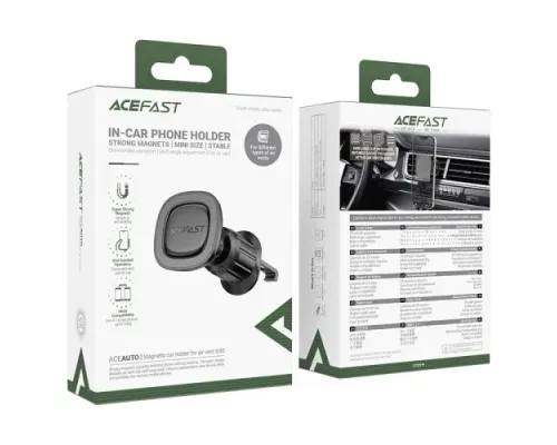 Тримач ACEFAST D50 MagSafe car holder for air vent Black mag-6974316284147153303