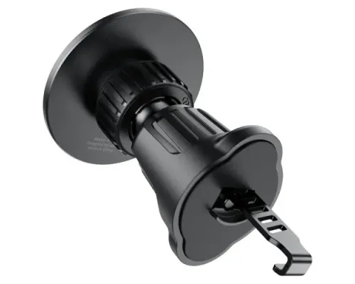 Автотримач Hoco H12 Fine jade ring magnetic car holder(air outlet)/MagSafe Чорний mag-6931474794505144388
