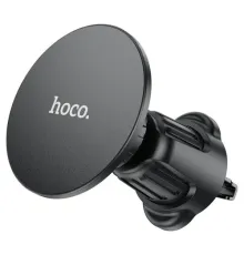 Автотримач Hoco H12 Fine jade ring magnetic car holder(air outlet)/MagSafe Чорний mag-6931474794505144388