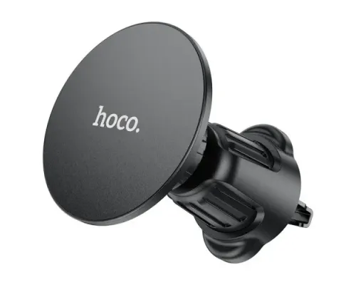 Автотримач Hoco H12 Fine jade ring magnetic car holder(air outlet)/MagSafe Чорний mag-6931474794505144388