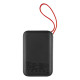 Універсальна мобільна батарея Baseus Mini S Digital Display 3A Power Bank 10000mAh Black (With IP Cable) (PPXF-E01) NBB-124732