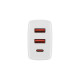 Зарядний пристрій Baseus Compact Quick Charger 2U+C 30W EU White NBB-124757