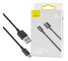 Кабель Baseus Superior Series Fast Charging Data Cable USB to Type-C 66W 1m Black (CATYS-01) NBB-124778