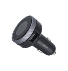 Автомобільний зарядний пристрій + FM модулятор Baseus Enjoy Car Wireless MP3 Charger (Wireless 5.0+5V/3.4A) Black