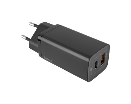 Зарядний пристрій Baseus GaN2 Lite Quick Charger C+U 65W EU Black (CCGAN2L-B01) NBB-124761