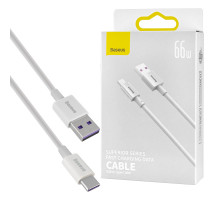 Кабель Baseus Superior Series Fast Charging Data Cable USB to Type-C 66W 1m White (CATYS-02) NBB-124779