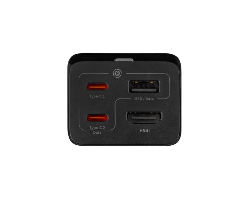 Зарядное устройство Baseus GaN5 Pro Desktop Fast Charger 1U+2C+HDMI 67W with 1.5m power cord EU Black (CCGP110201) NBB-133989