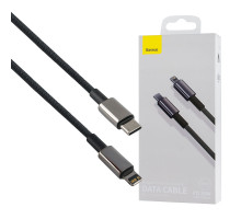 Кабель Baseus Tungsten Gold Fast Charging Data Cable Type-C to iP PD 20W 1m Black (CATLWJ-01) NBB-115771