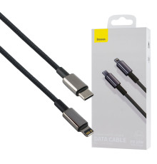 Кабель Baseus Tungsten Gold Fast Charging Data Cable Type-C to iP PD 20W 1m Black (CATLWJ-01) NBB-115771