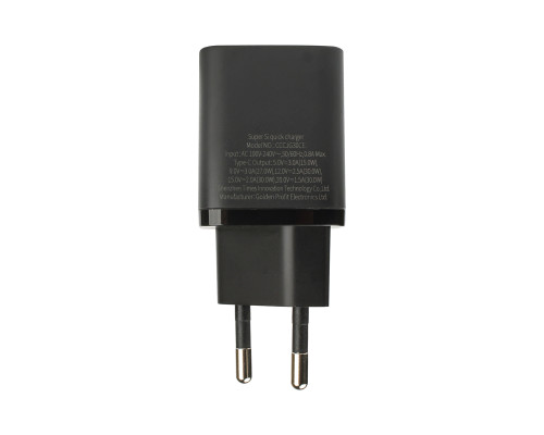 Зарядний пристрій Baseus Super Si quick charger 1C 30W EU Black (CCSUP-J01) NBB-117184