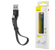 Кабель Baseus Nimble Portable Cable 2A For IP 23cm Black NBB-124798