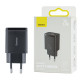 Зарядний пристрій Baseus Compact Quick Charger U+C 20W EU Black (CCXJ-B01) NBB-124754