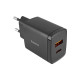 Зарядний пристрій Baseus Compact Quick Charger U+C 20W EU Black (CCXJ-B01) NBB-124754