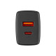 Зарядний пристрій Baseus Compact Quick Charger U+C 20W EU Black (CCXJ-B01) NBB-124754