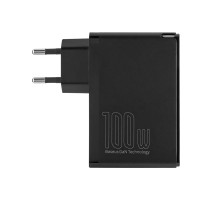 Зарядний пристрій Baseus GaN2 Pro Quick Charger 2C+2U 100W EU Black (CCGAN2P-L01) NBB-124763