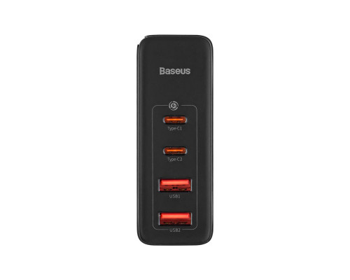 Зарядний пристрій Baseus GaN2 Pro Quick Charger 2C+2U 100W EU Black (CCGAN2P-L01) NBB-124763