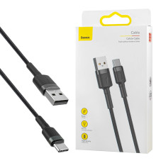 Кабель Baseus Cafule Cable USB Type-C 2A 2m Gray+Black (CATKLF-CG1) NBB-133972