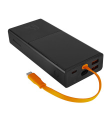 Універсальна мобільна батарея Baseus Elf Digital Display Fast Charging 20000mAh 65W Black (PPJL000001)