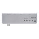 USB Hub Baseus Harmonica Five-in-one HUB Adapter Grey (CAHUB-K0G) NBB-139694