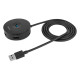 USB Hub Baseus round box HUB adapter (USB3.0 to USB3.0*1+USB2.0*3) 1m Black (CAHUB-U01) NBB-139695